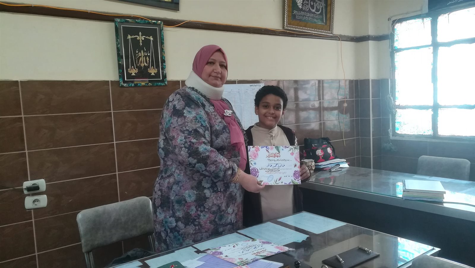فوز مدرسة النيل الابتدائية بمسابقة حزب مستقبل وطن لأوائل الطلبة