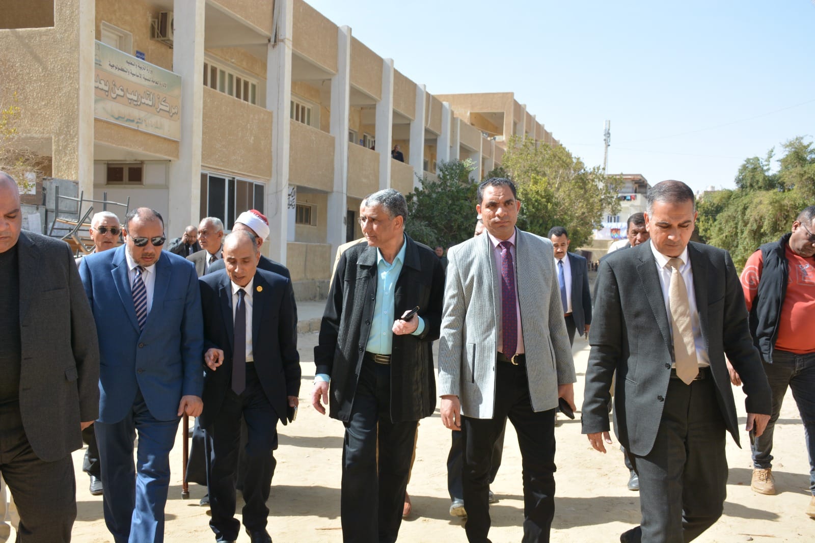 وفد جامعة الأازهر يزور الوادي الجديد