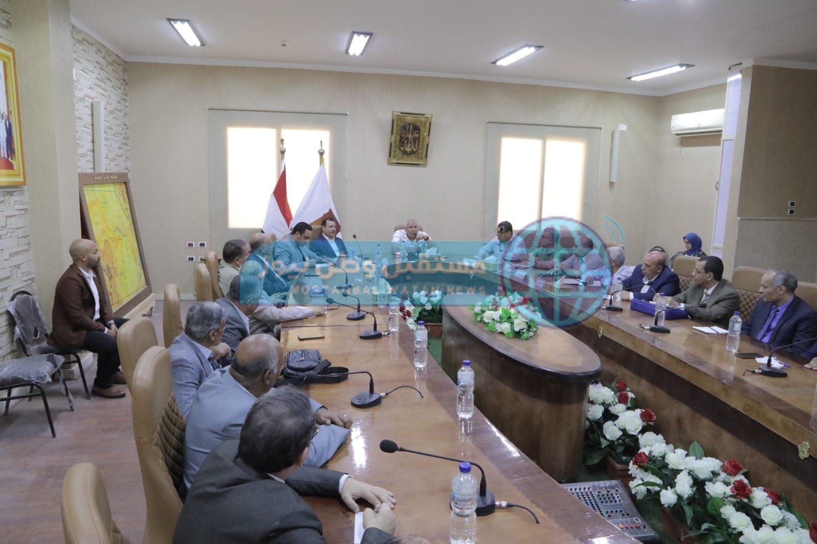 وفد من 6 جامعات يزور الوادي الجديد للاستفادة من البحث العلمي في الزراعة (7)