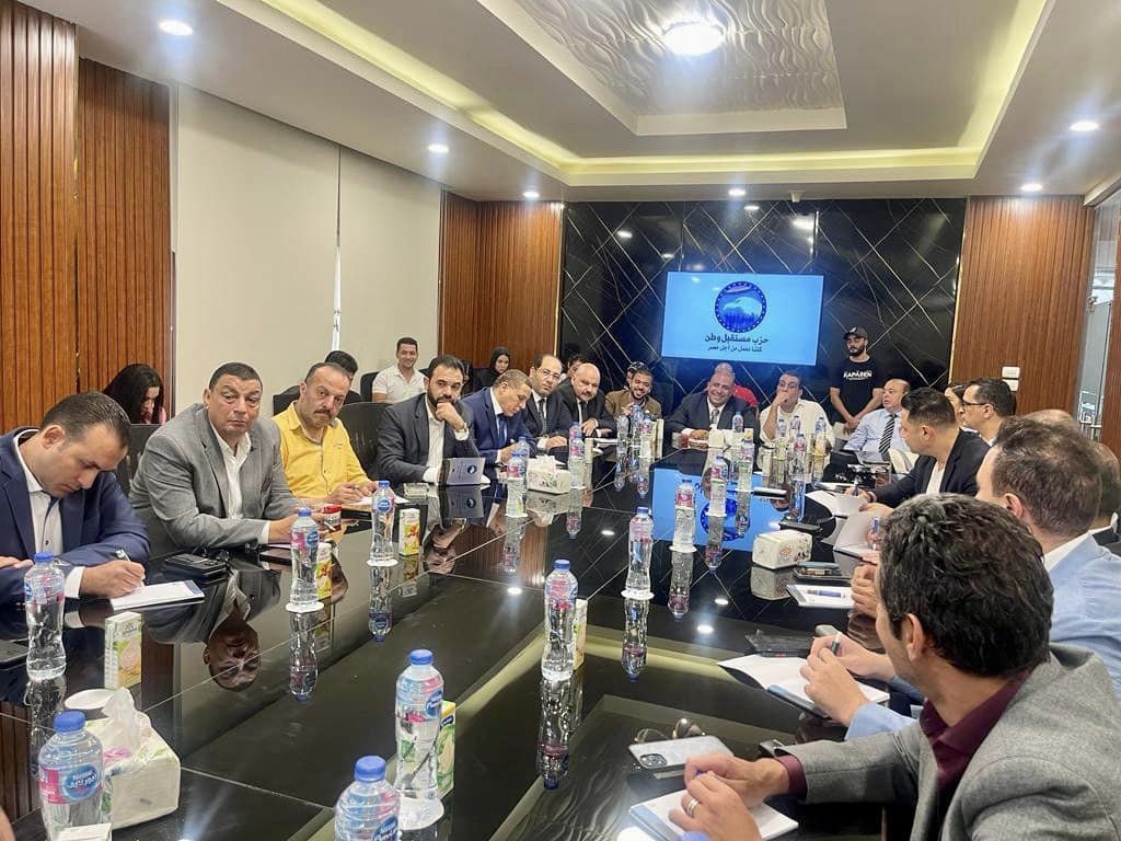 أمين تنظيم مستقبل وطن يجتمع بقيادات وأعضاء الأمانة المركزية للحزب