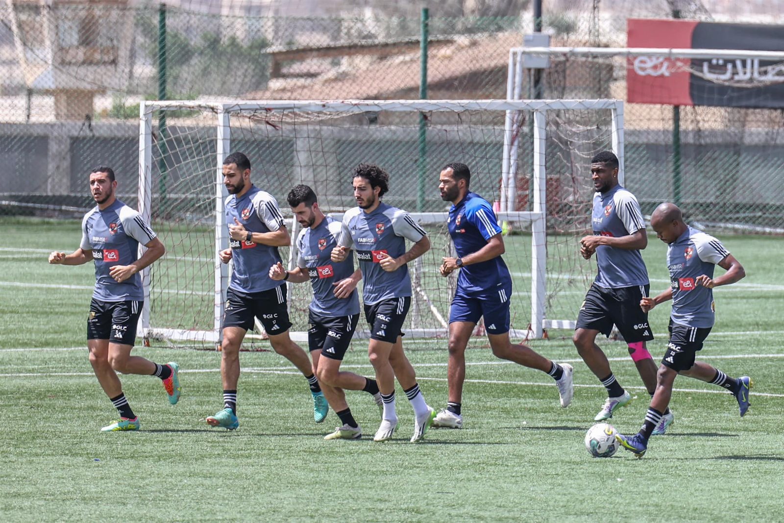 الأهلى يخوض تمرينه الأخير قبل السفر للكونغو