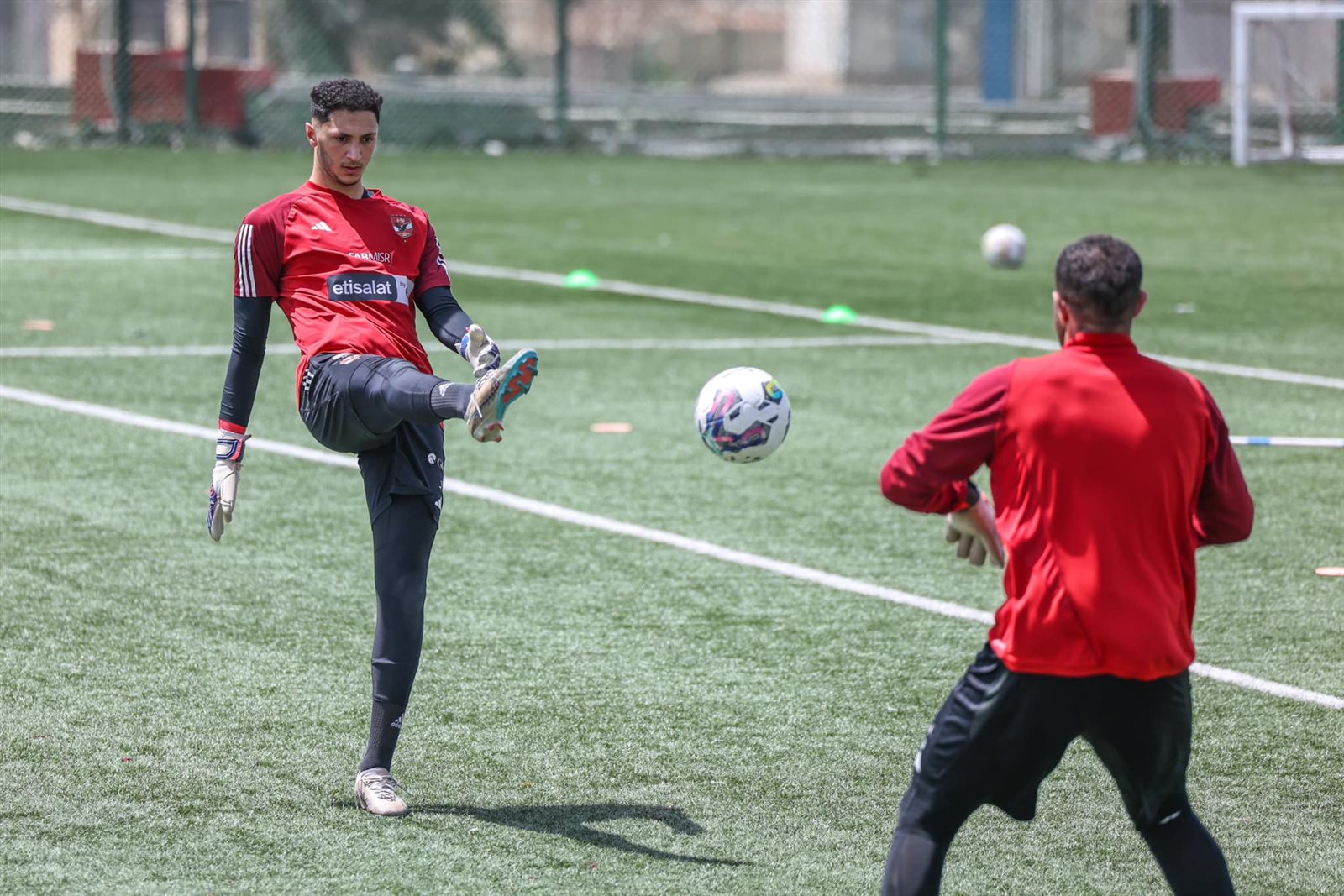 الأهلى يخوض تمرينه الأخير قبل السفر للكونغو