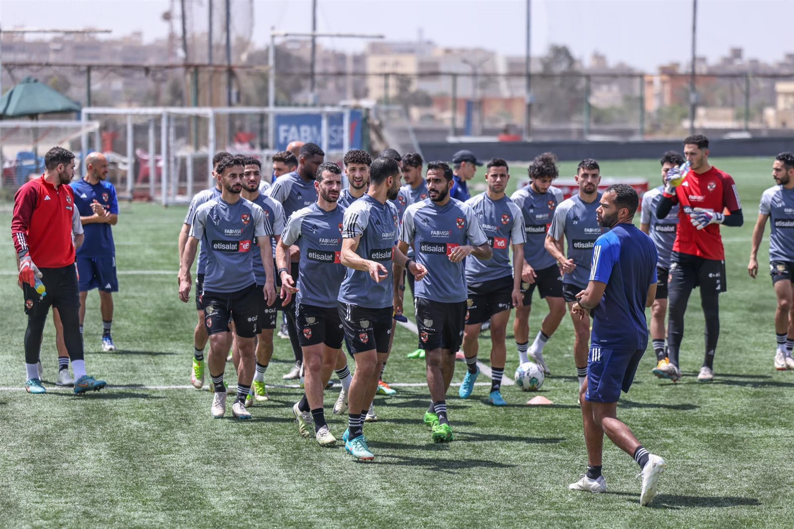 الأهلى يخوض تمرينه الأخير قبل السفر للكونغو