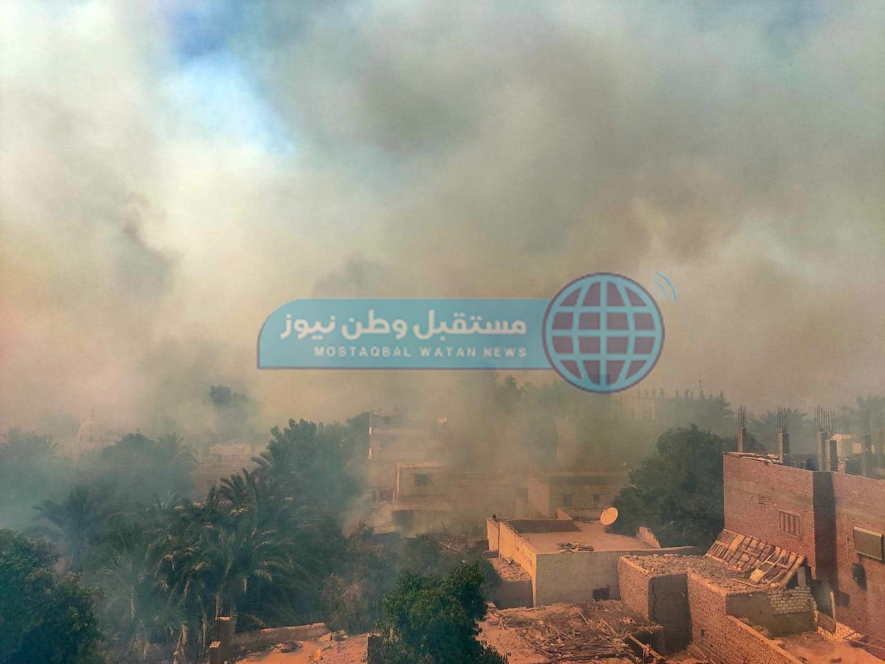 جانب من حريق عين القضا بالداخلة (3)