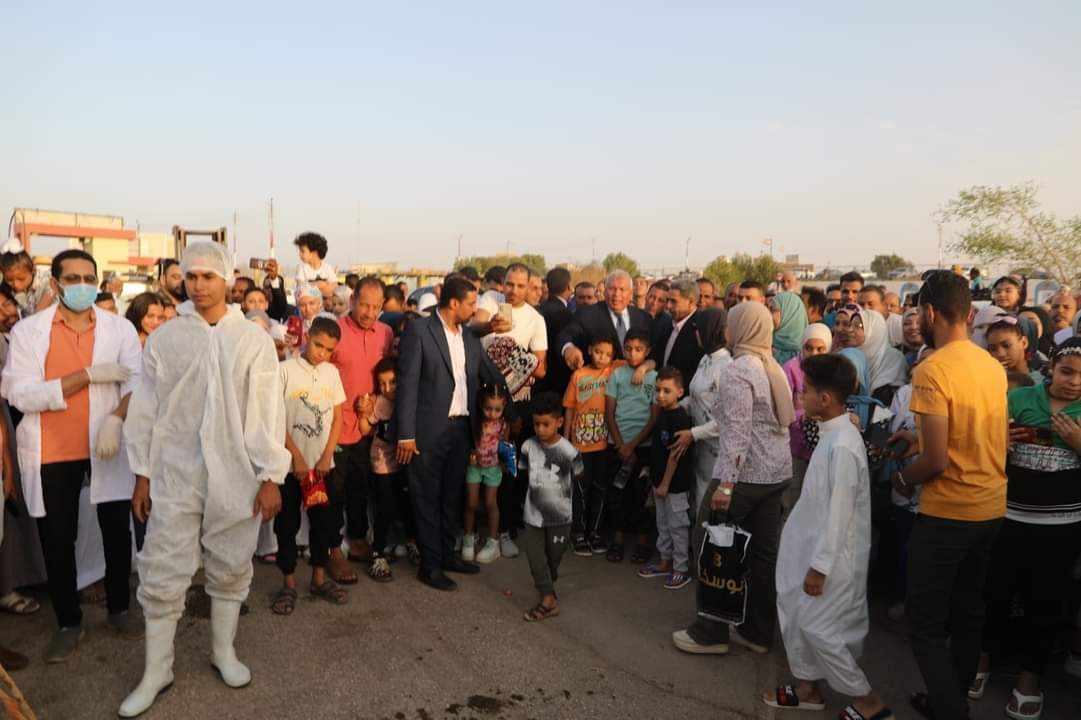 محافظ الوادي الجديد يشهد ذبح الأضاحي