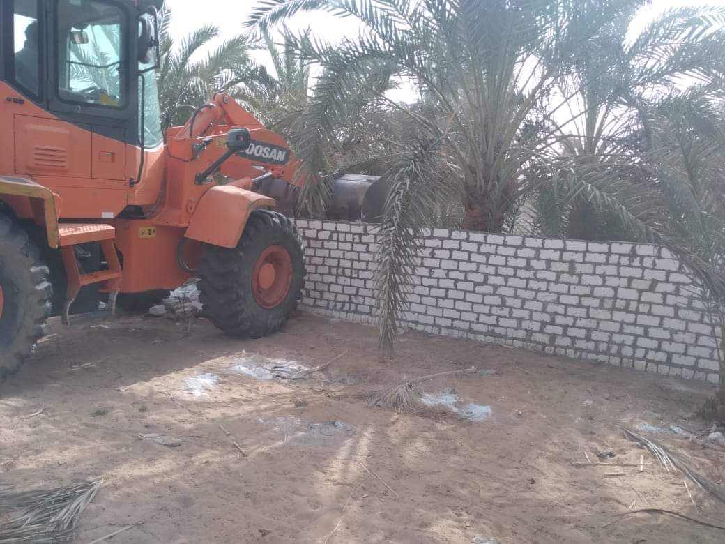 حملات ازالة تعديات على املاك الدولة بالخارجة