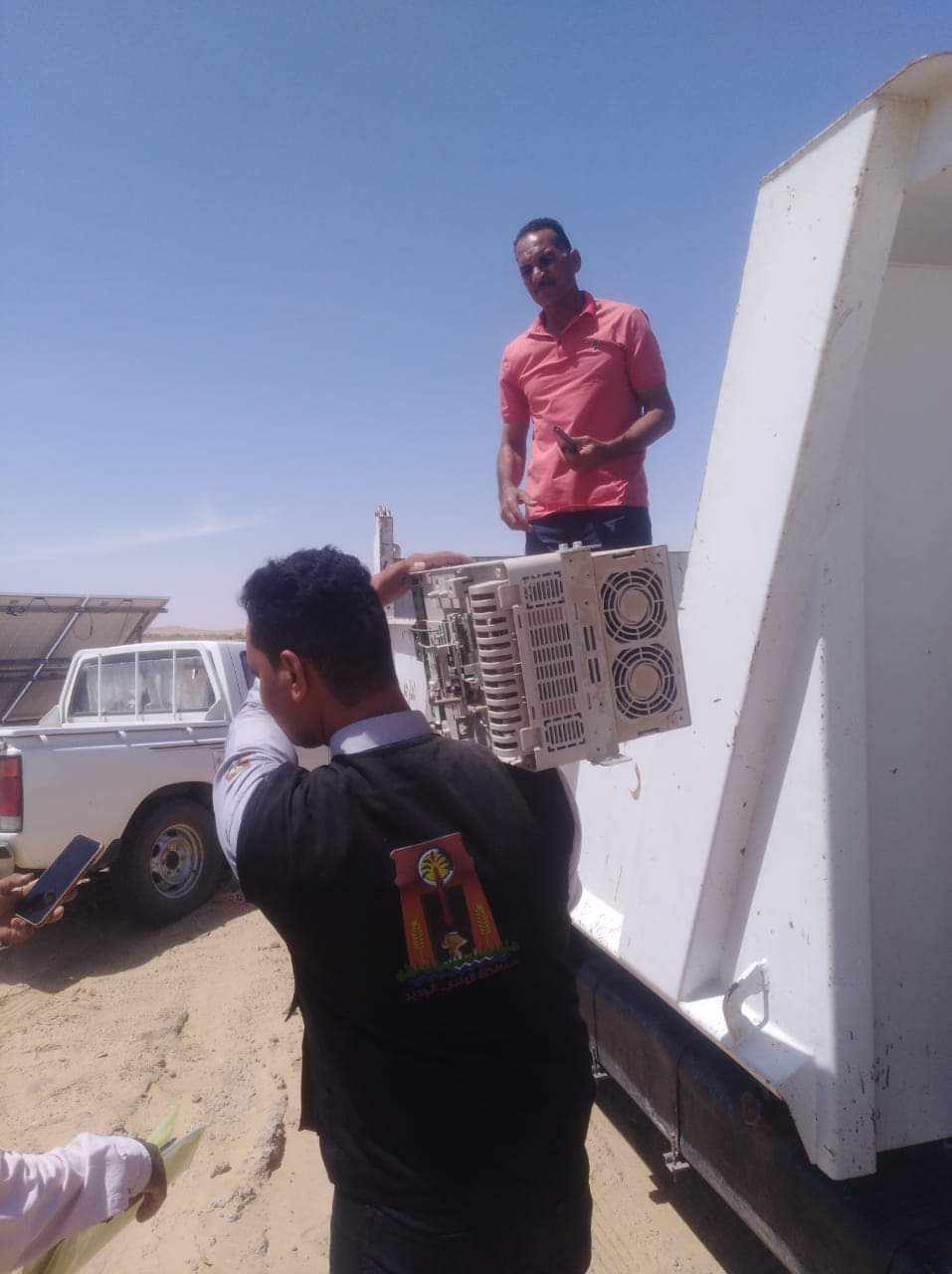 ازالة تعديات على أملاك دولة في الوادي الجديد 102 فدان (1)