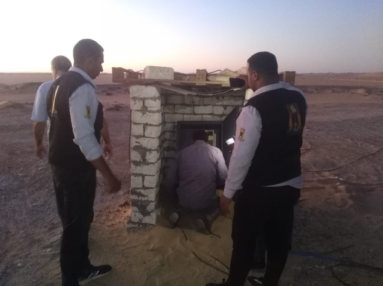 التحفظ على معدات شركات مخالفة لمبادرات التقنين بالوادي الجديد على مساحة 4000 فدان (4)