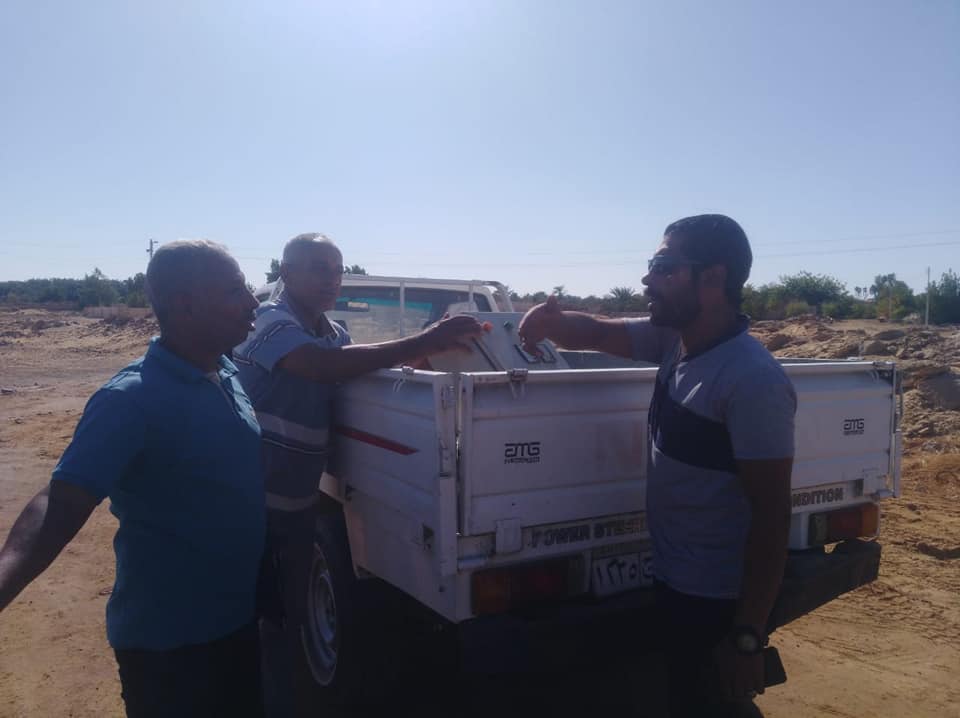 التحفظ على معدات شركات مخالفة لمبادرات التقنين بالوادي الجديد على مساحة 4000 فدان (7)