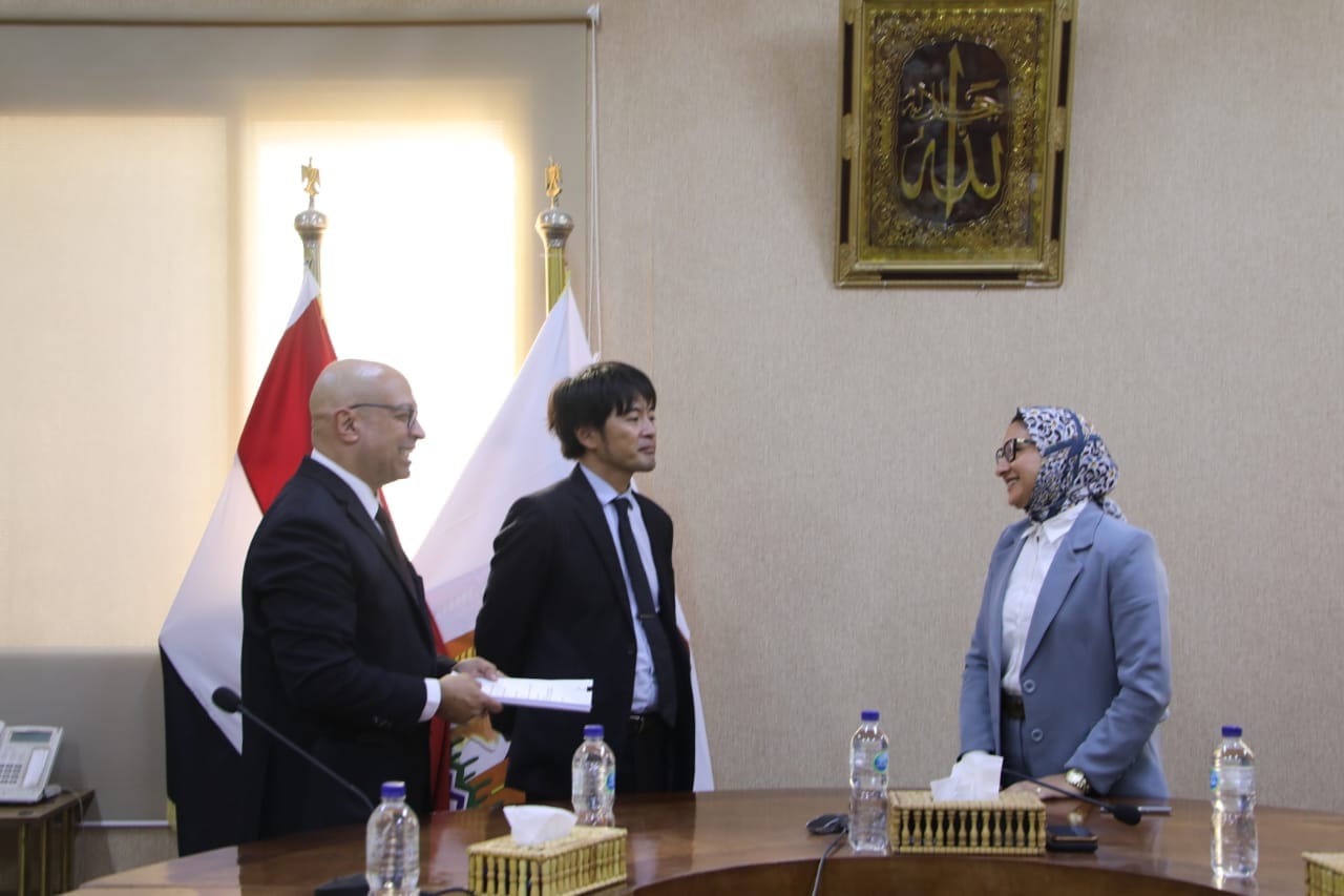 جانب من مراسم توقيع بروتوكول تعاون بين الوادي الجديد واليابان لاستدامة المياه الجوفية (1)