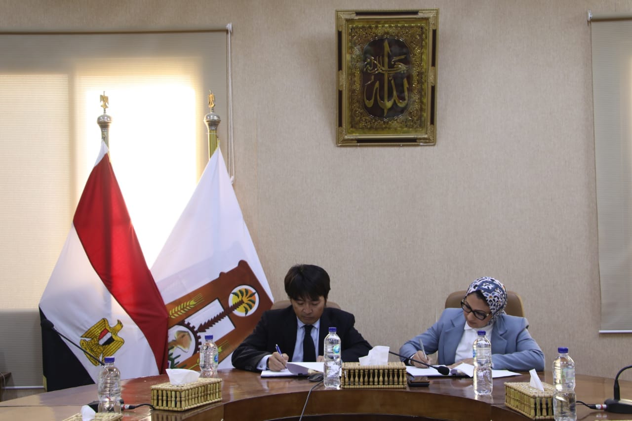 جانب من مراسم توقيع بروتوكول تعاون بين الوادي الجديد واليابان لاستدامة المياه الجوفية (2)