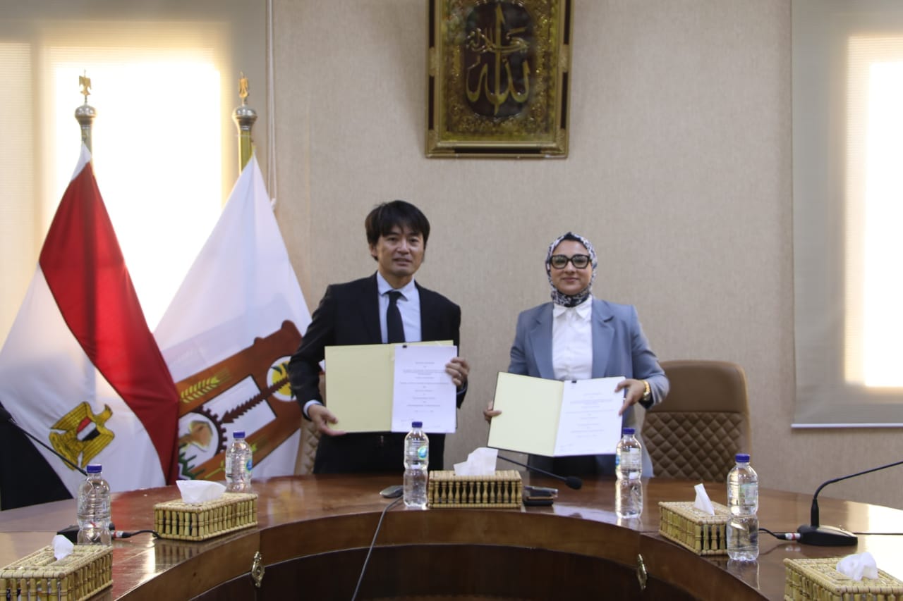 جانب من مراسم توقيع بروتوكول تعاون بين الوادي الجديد واليابان لاستدامة المياه الجوفية (4)