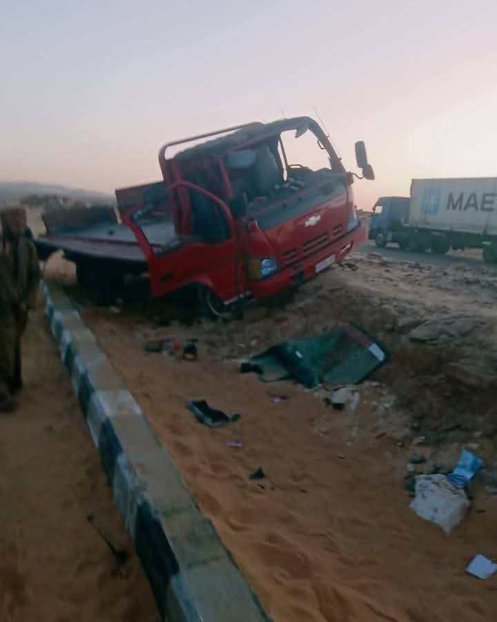 جانب من حادث الفرافرة