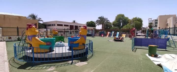 حدائق الوادي الجديد خالية من الاهالي بسبب الحرارة (5)