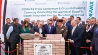 رئيس اقتصادية قناة السويس يشهد وضع حجر الأساس لمصنع «جينفاكس» للقاحات والأدوية 