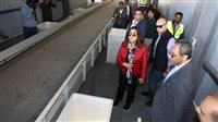 وزيرة التنمية المحلية ومحافظ قنا يتفقدان مشروع مصنع المعالجة الميكانيكية والبيولوجية بقوص 