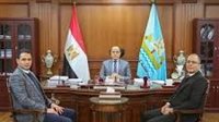 محافظ كفرالشيخ يبحث مع بنك مصر سبل دعم التنمية وتوسيع الخدمات المصرفية 