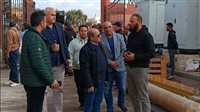رئيس القابضة لمياه الشرب والصرف الصحي يتفقد مشروعات الصرف الصحي بكفر الشيخ 
