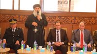 محافظ دمياط يشارك في احتفالات كنيسة العذراء مريم بعيد القيامة المجيد 