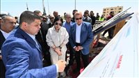 وزيرة الإسكان تتفقد مشروعات البحيرات الجنوبية «نيو مارينا» ضمن جولتها بالساحل الشمالي 