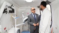 محافظ الغربية يتابع سير القافلة الطبية المجانية بقرية شقرف في طنطا 