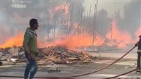 النيابة تحقق في حريق لوكيشن تصوير مسلسل "بيت بابا 2" بمدينة الإنتاج الإعلامي 