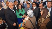 وزيرة الثقافة ومحافظ مطروح يتفقدان قصر الثقافة وعدد من الفعاليات الثقافية والتراثية 