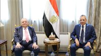 وزير شئون المجالس النيابية يستقبل رئيس مجلس الدولة لبحث آليات التعاون المشترك 